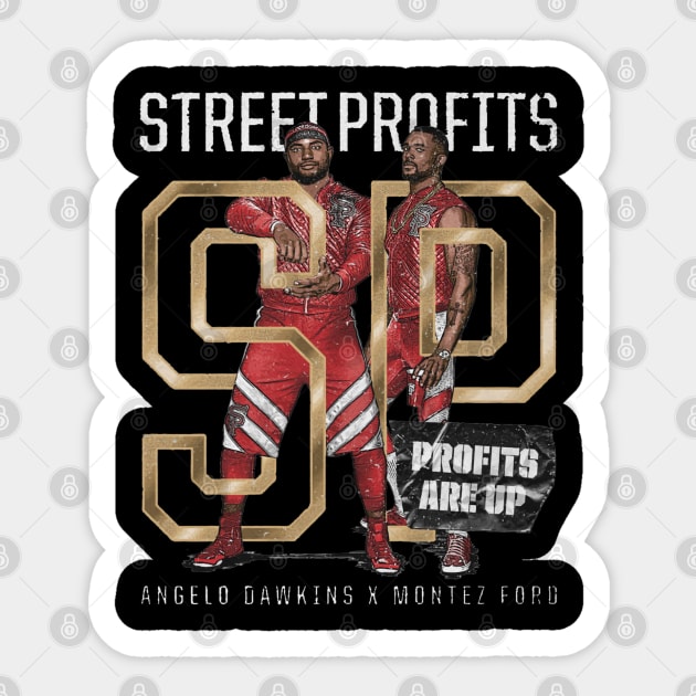 Street Profits Are Up Sticker by MunMun_Design